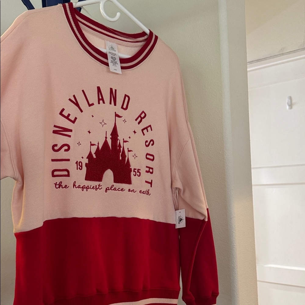 Disney Pink and Red Knit Sweater
